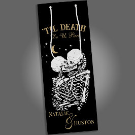 Til Death Skeleton Älskare Tarot Card Goth Bröllop