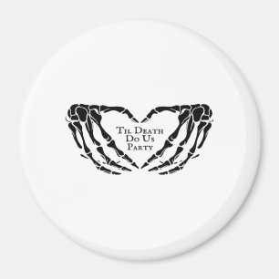Til Death - Skeleton Heart Händer Magnet