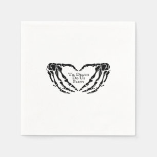 Til Death - Skeleton Heart Händer Pappersservett