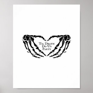 Til Death - Skeleton Heart Händer Poster