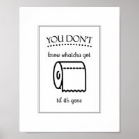 Til Det är Borta, roligt Bathroom-tecken