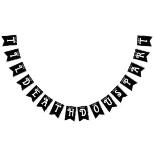 Til Död do oss Part Black Gothic Vimplar