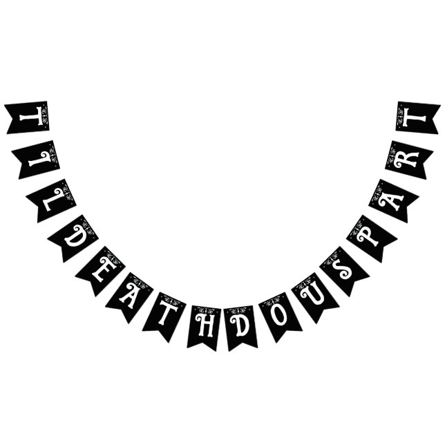 Til Död do oss Part Black Gothic Vimplar (Alla)