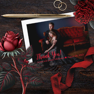 Til Död do oss Part Gothic Tack Vykort