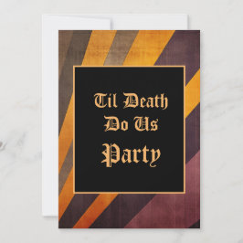 Til Död do oss Party Halloween-inbjudan Inbjudningar