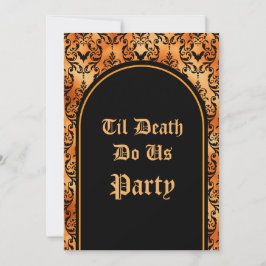 Til Död do oss Party Halloween-inbjudan Inbjudningar