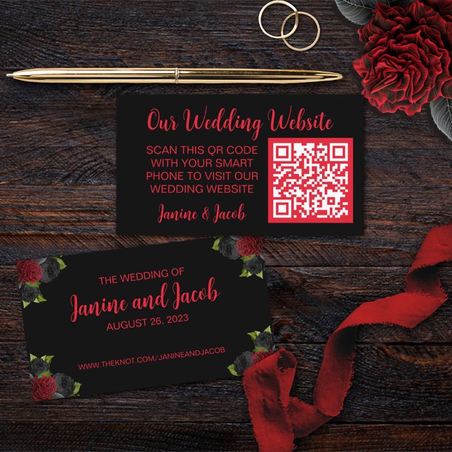 Til Döds gör oss del Gothic Ro-skåp Visitkort (Skapare uppladdad)