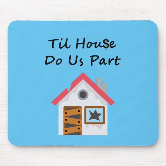 Til House Do US Part Light-Färg Musmatta (Framsidan)