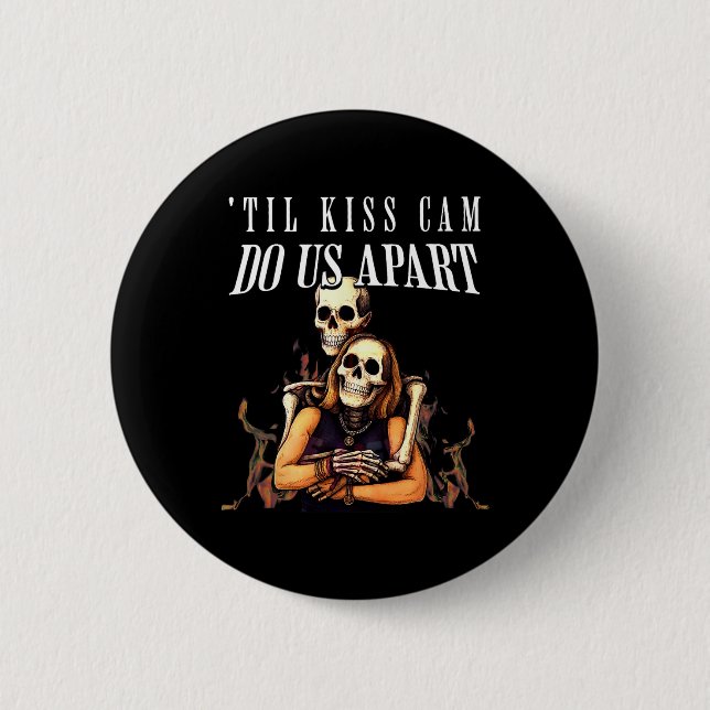 Til Kiss Cam Do Us odd 2025 Halloween Skeleton W Knapp (Framsida)