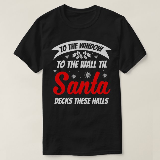 Til Santa Decemales Halls-finare julgåva H T Shirt (Design framsida)