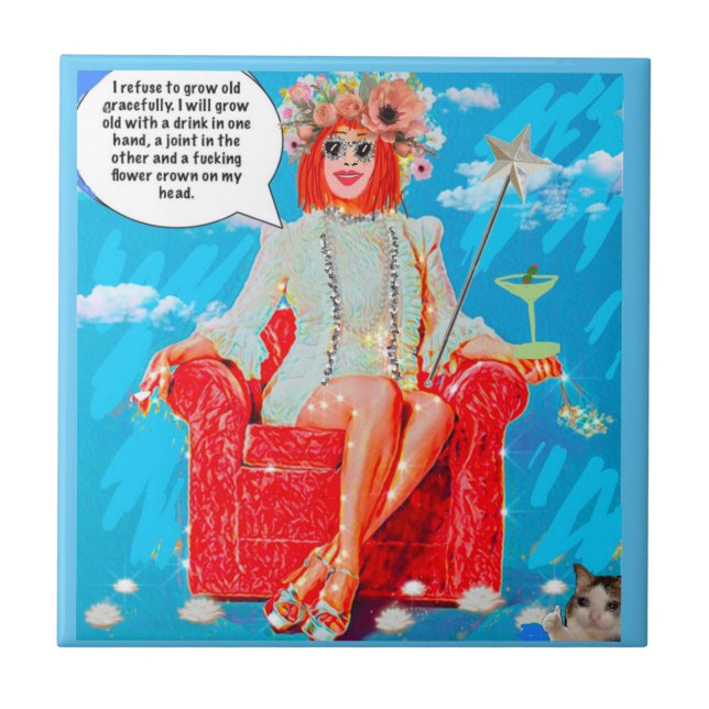 TIL,TRIVET- KAKELPLATTA (Framsidan)