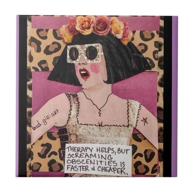 TIL,TRIVET-  KAKELPLATTA (Framsidan)