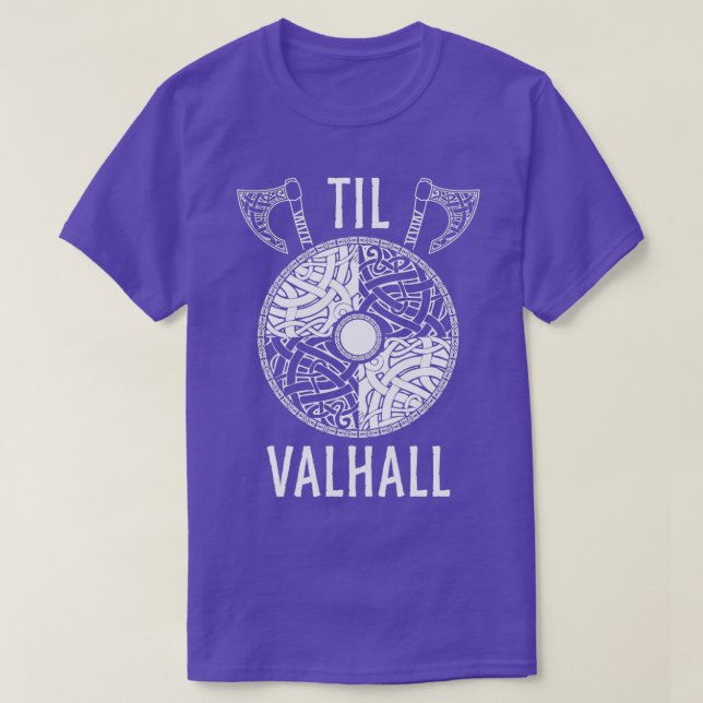 Til Valhall T Shirt (Design framsida)