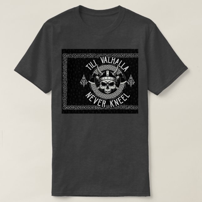 Til Valhalla T Shirt (Design framsida)