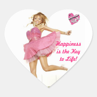 Tila Heart Sticker Hjärtformat Klistermärke