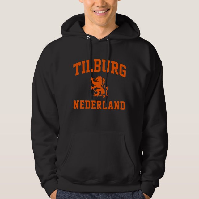Tilburg Nederländerna Hoodie (Framsida)