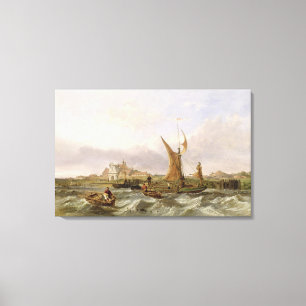 Tilburyfort - linda mot tiden, 1853 (olja på canvastryck