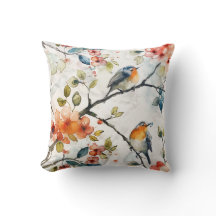 Tilda vattenfärgsfåglar Mönster