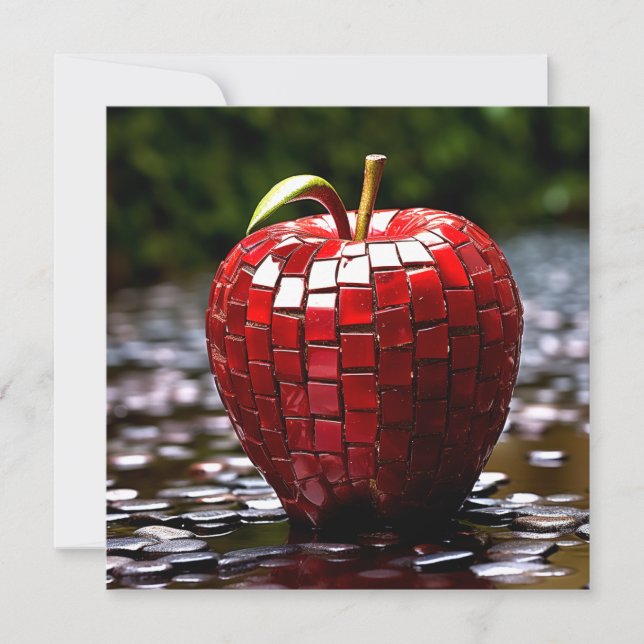 Tile Apple Julkort (Framsida)