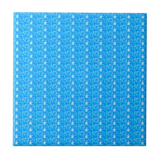 Tile Baby blue Glitter Kakelplatta (Framsidan)