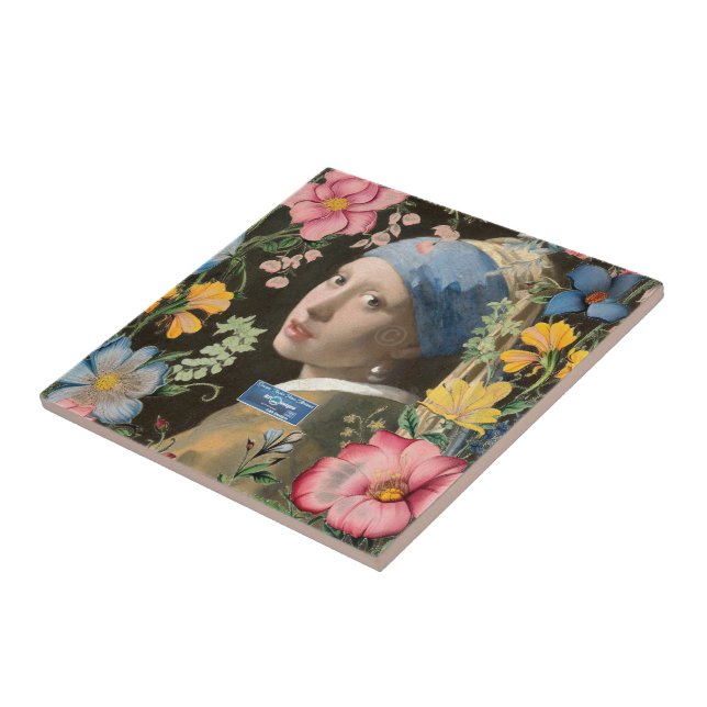 Tile Blommigt (Pearl Girl) RFPMDesigns ©️ 2024 Kakelplatta (Sidan)
