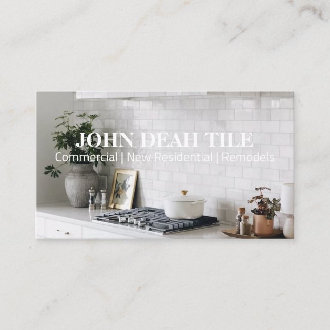 Tile Business Card Visitkort (Framsida)