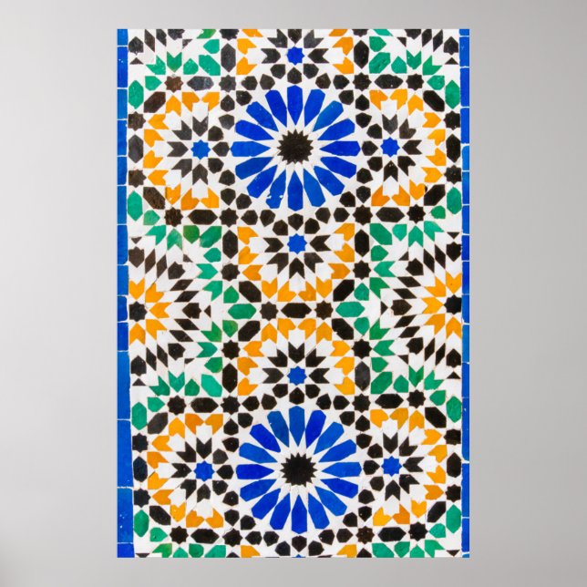 Tile dekoration i Bahia Palace Poster (Framsidan)