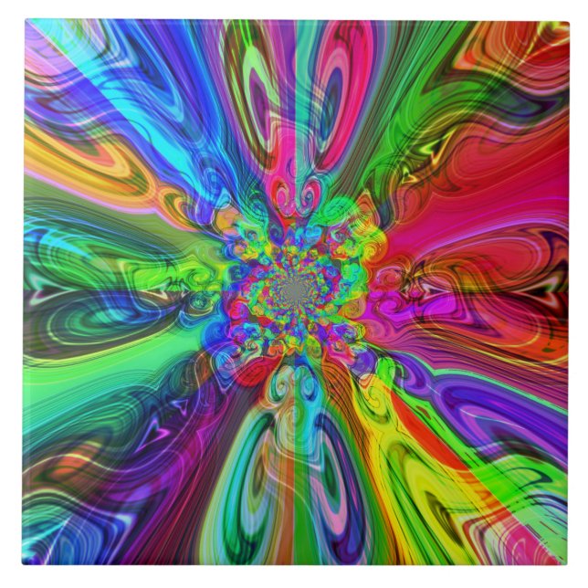 Tile för färg-spektrumfiler kakelplatta (Framsidan)