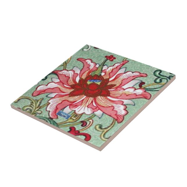 Tile (grekisk blomma) RFPMDesigns ©️ 2024 Kakelplatta (Sidan)