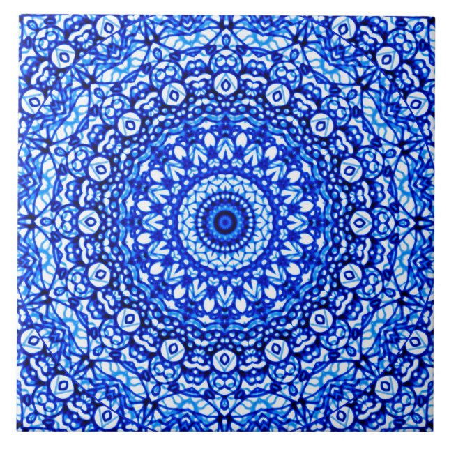 Tile Mandala Mehndi Stil G403 Kakelplatta (Framsidan)