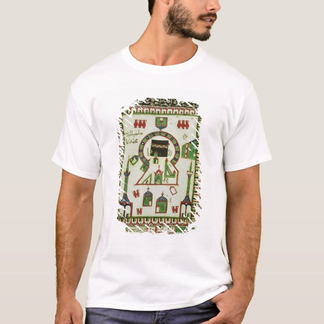 Tile med en representation av Mecca T-shirt (Framsida)