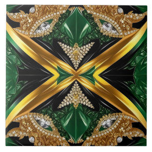 Tile med Jamaican Färg modern design Kakelplatta
