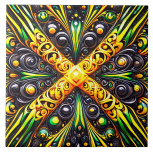 Tile med Jamaican Färg modern design Kakelplatta
