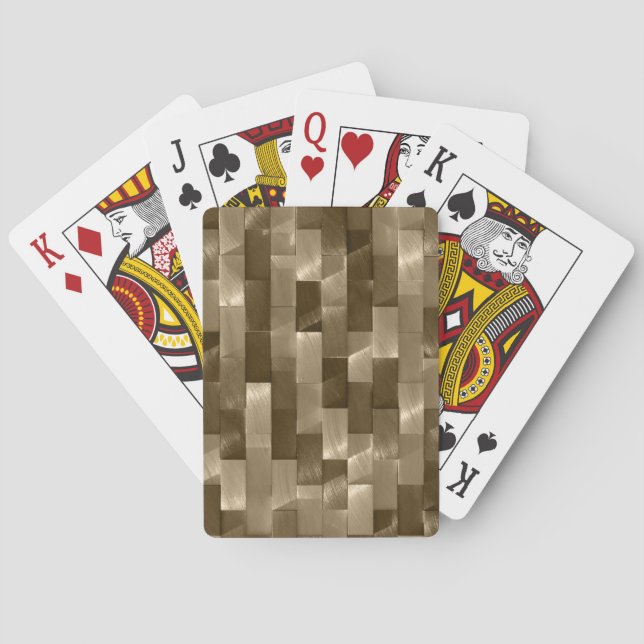 Tile metall-uppspelningskort cp casinokort (Baksidan)