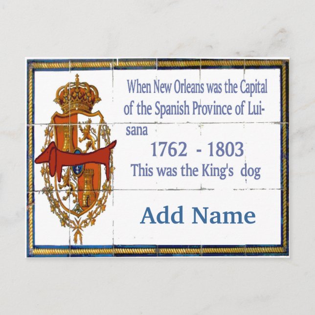 Tile Mural Dachshund Personlig Vykort (Framsida)