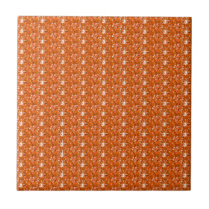 Tile Orange Glitter Kakelplatta