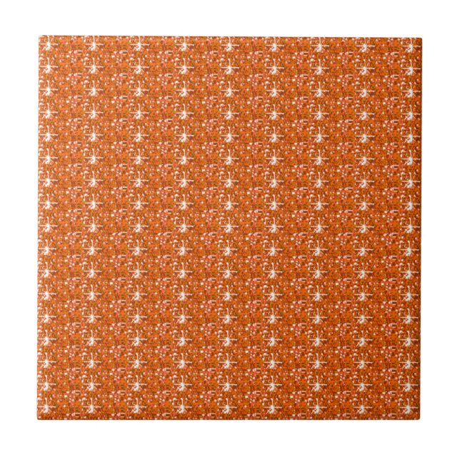 Tile Orange Glitter Kakelplatta (Framsidan)