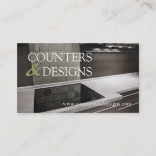 Tile Stone Granite Marble Construction Business Visitkort