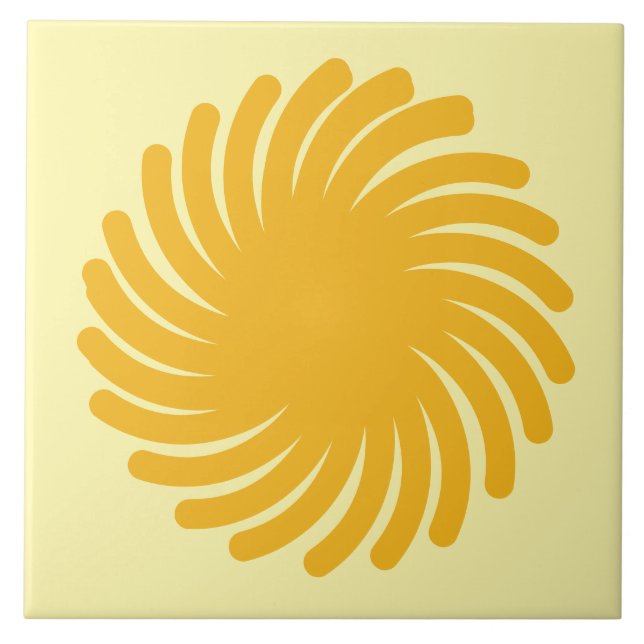 Tile - Sunburst Kakelplatta (Framsidan)