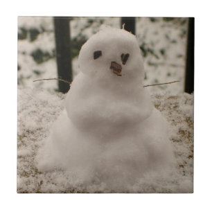 Tile Tiny Snögubbe Tile Kakelplatta