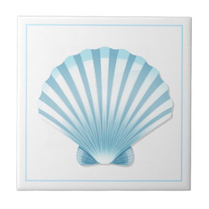 Tile Trivet-Blue-Snäcka Kakelplatta