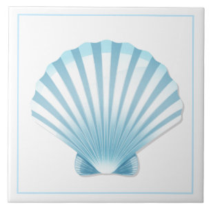 Tile Trivet-Blue-Snäcka Kakelplatta