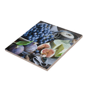 Tile Trivet-Fruit & Cheese Kakelplatta