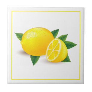 Tile Trivet-Lemons Kakelplatta