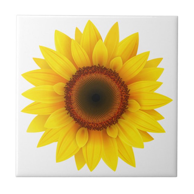 Tile Trivet-Solros Kakelplatta (Framsidan)