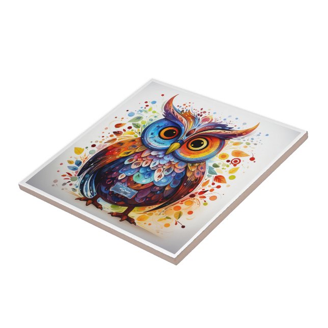 Tile White(Fall Uggla) RFPMDesigns ©️ 2024 Kakelplatta (Sidan)