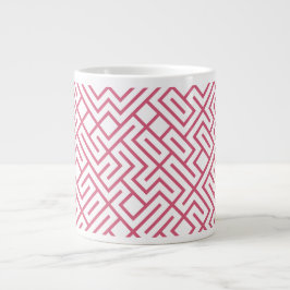 Tiled Lines Generative (Honeysuckle Line) Unique Jumbo Mugg