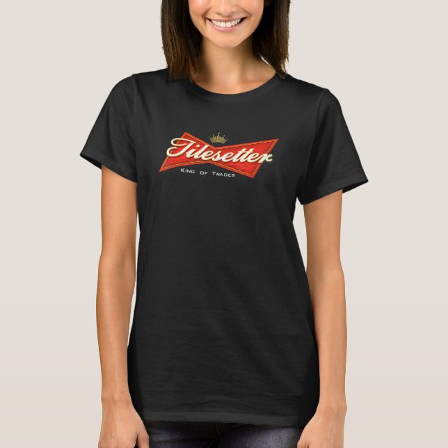 Tilesetter Kung i handelsplattform 1 T Shirt (Framsida)