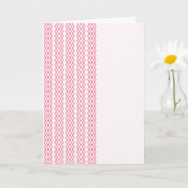 Tilet-mönster | Rosa geometrisk design Kort