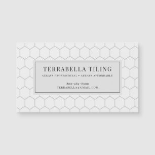 Tiling Flooring Hexagon Tile Mönster Magnetic Card